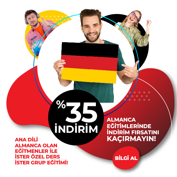 Almanca Eğitiminde %35 Net İndirim